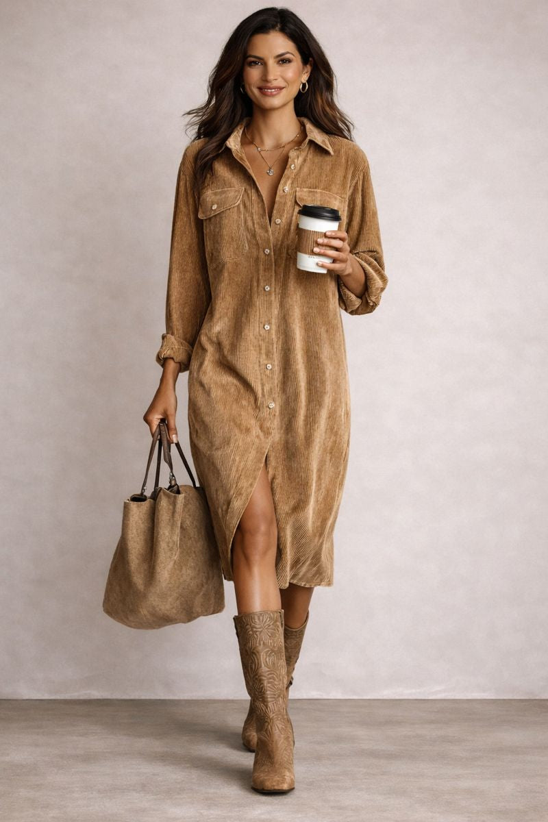 Lova - Vestido moderno con corte holgado