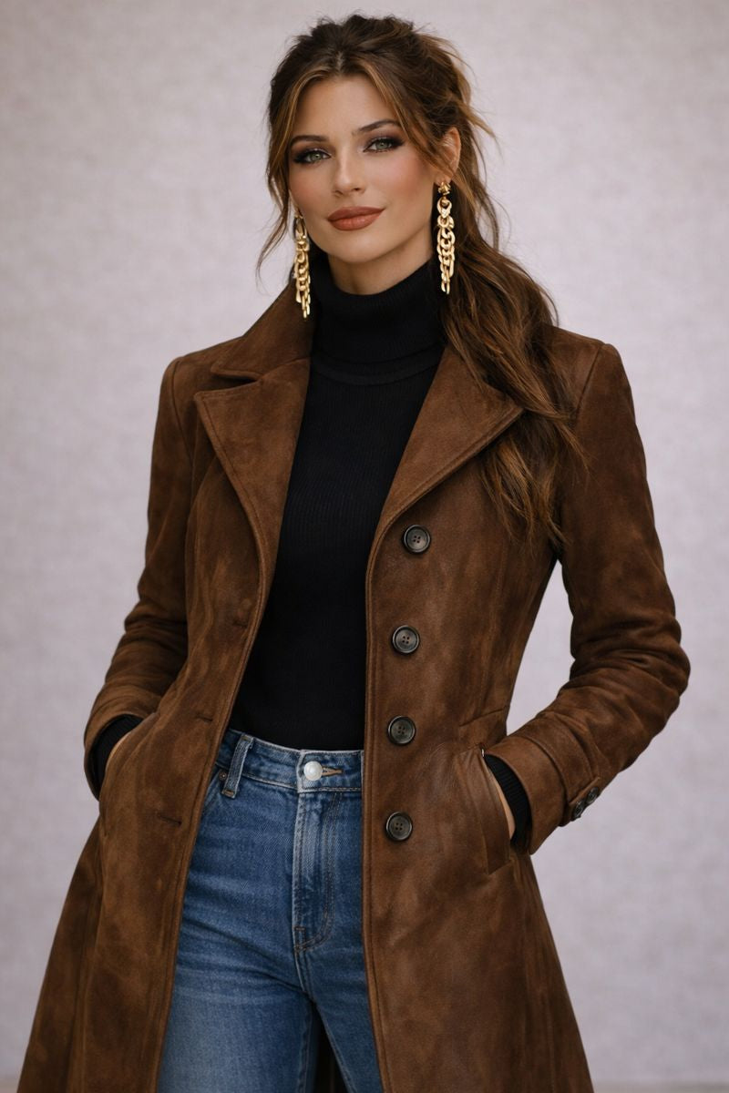 Astrid – Abrigo largo y elegante