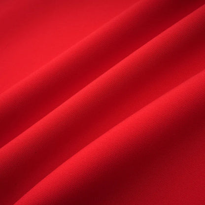 Ana – Vestido mini rojo con mangas pétalo y lazo