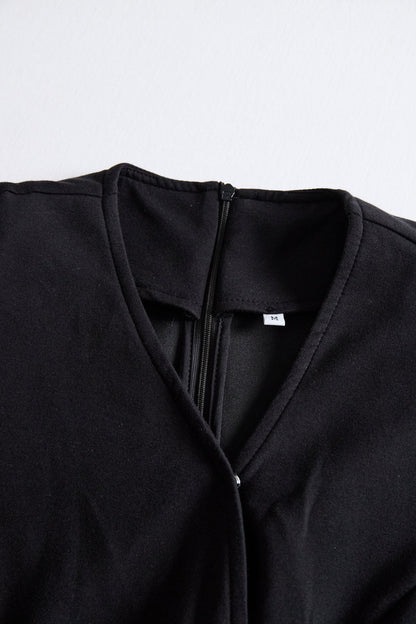 Maia - Vestido midi cruzado con botones