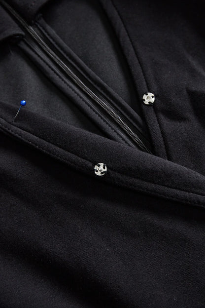 Maia - Vestido midi cruzado con botones