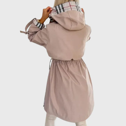 Aurora - Abrigo de mujer con cierre frontal