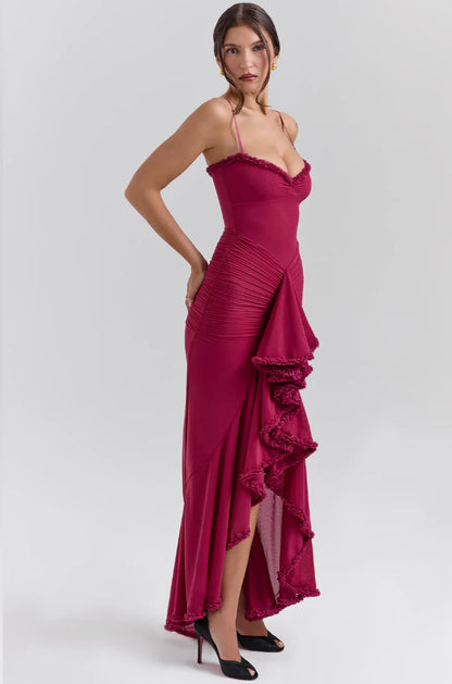 Florencia - Vestido romántico con volantes