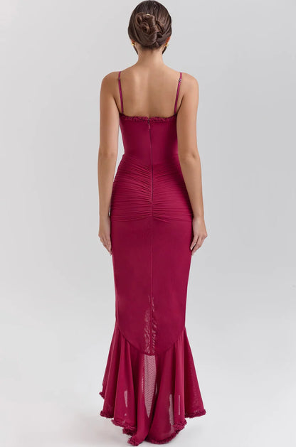 Florencia - Vestido romántico con volantes