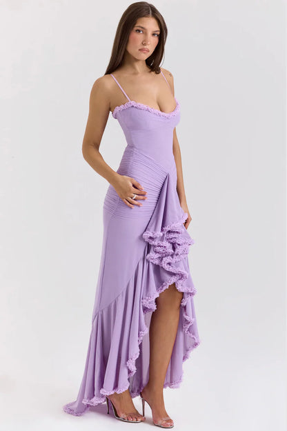 Florencia - Vestido romántico con volantes