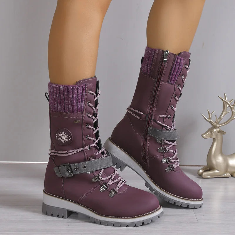 Livia – Botines de invierno impermeables con forro polar