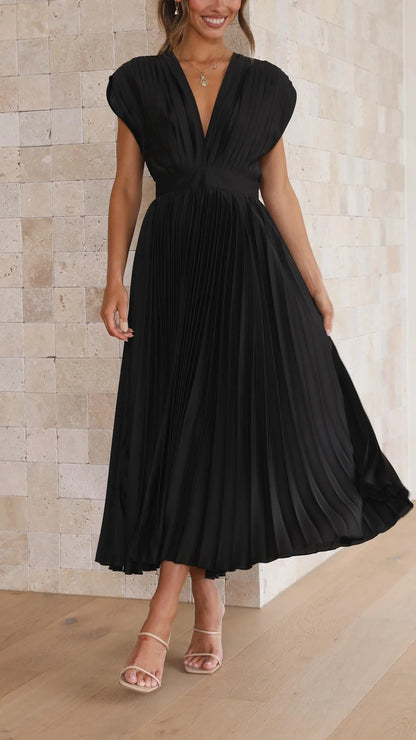 María™ Elegante vestido plisado