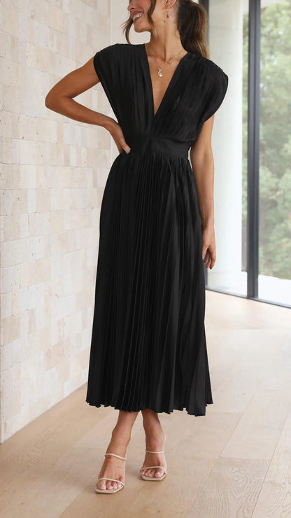 María™ Elegante vestido plisado