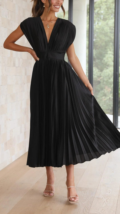 María™ Elegante vestido plisado