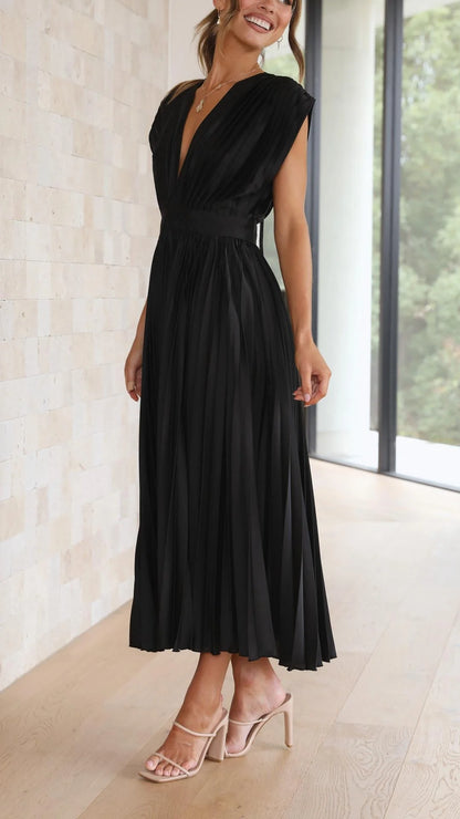 María™ Elegante vestido plisado