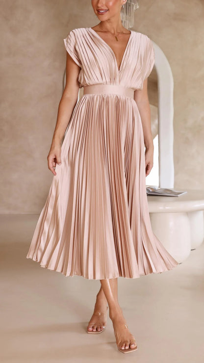 María™ Elegante vestido plisado