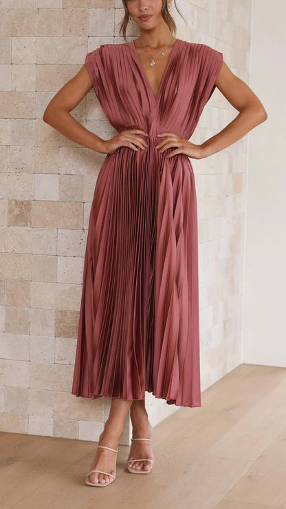 María™ Elegante vestido plisado
