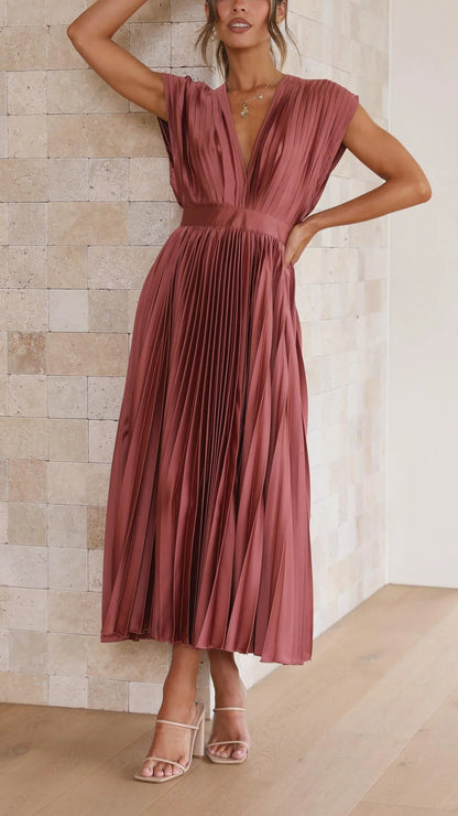 María™ Elegante vestido plisado