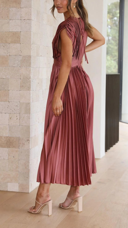 María™ Elegante vestido plisado