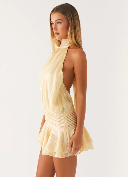 Soraya - Vestido con espalda cruzada
