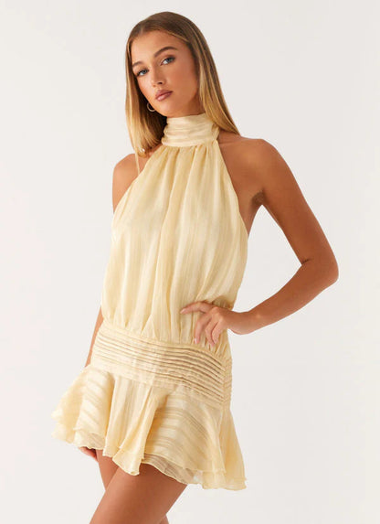 Soraya - Vestido con espalda cruzada