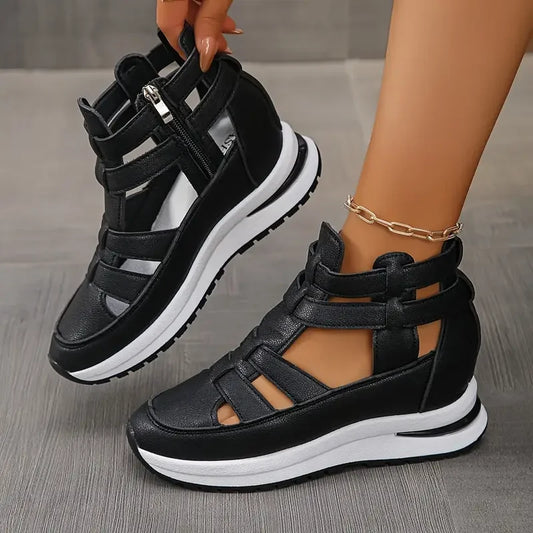 Siena™ | Sandalias con cremallera lateral con diseño moderno y soporte cómodo