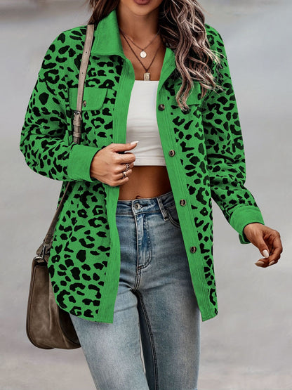 Ángela / Chaqueta estampada animal print