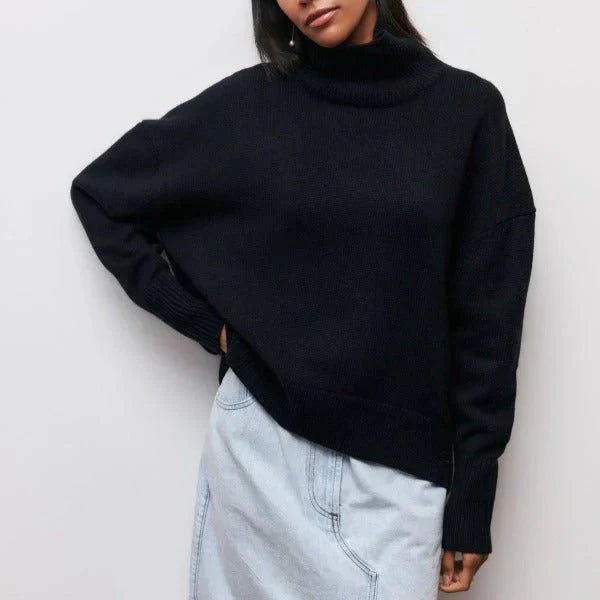 Aija - Jersey de cuello alto oversize