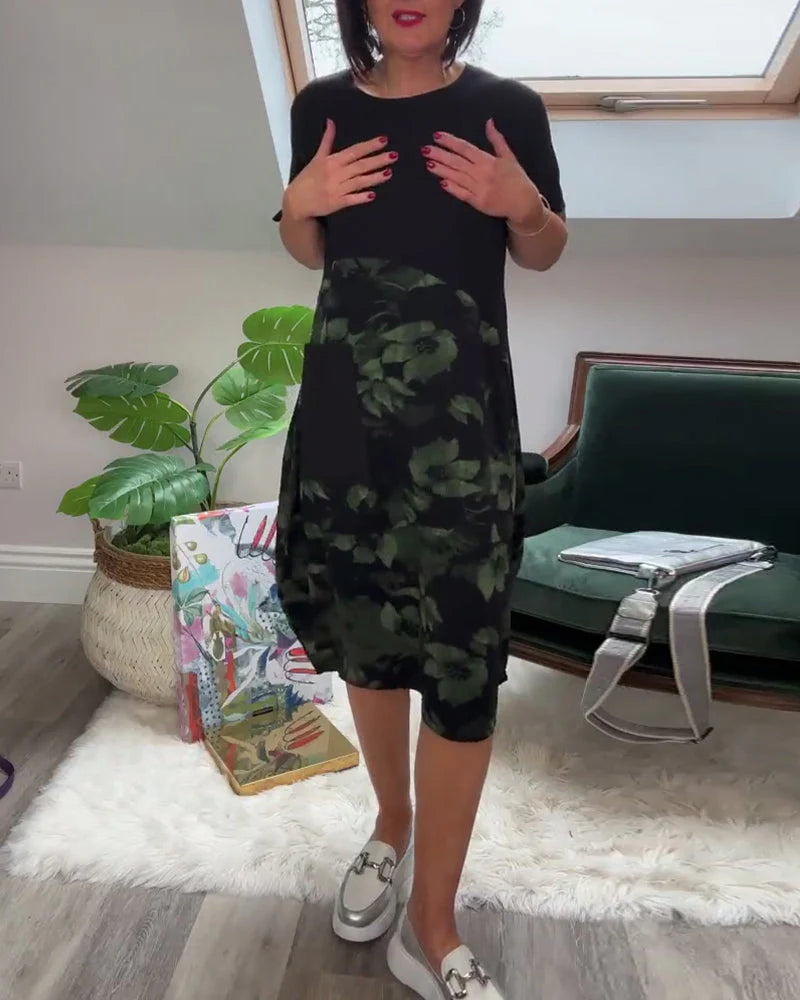 Iris - Elegante vestido floral informal