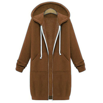 Olivia - Sudadera larga con capucha