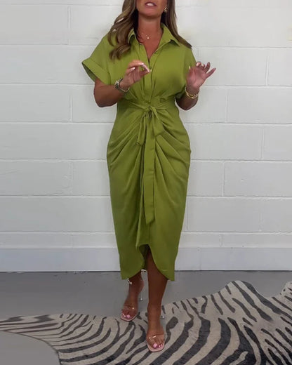 Valeria™ Elegante vestido plisado