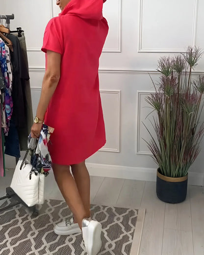 Patricia™ - Vestido casual con capucha y bolsillos