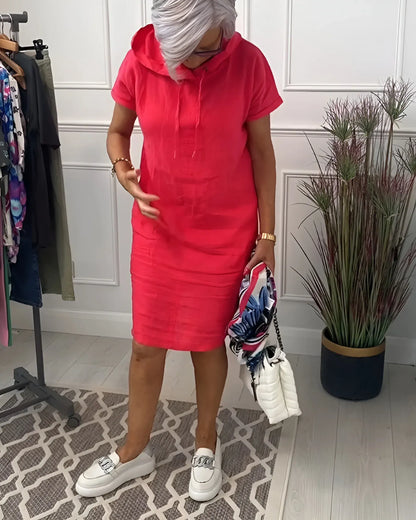 Patricia™ - Vestido casual con capucha y bolsillos