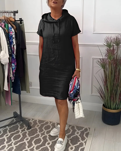 Patricia™ - Vestido casual con capucha y bolsillos
