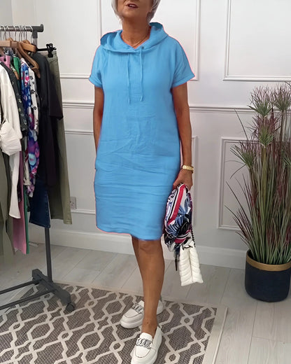 Patricia™ - Vestido casual con capucha y bolsillos