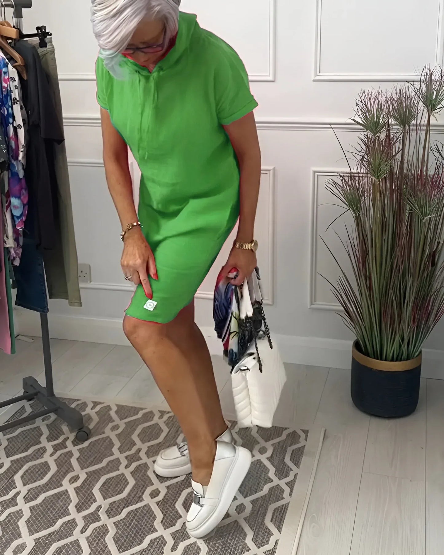 Patricia™ - Vestido casual con capucha y bolsillos