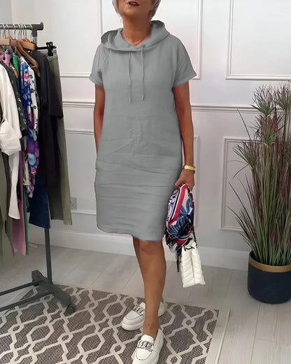 Patricia™ - Vestido casual con capucha y bolsillos