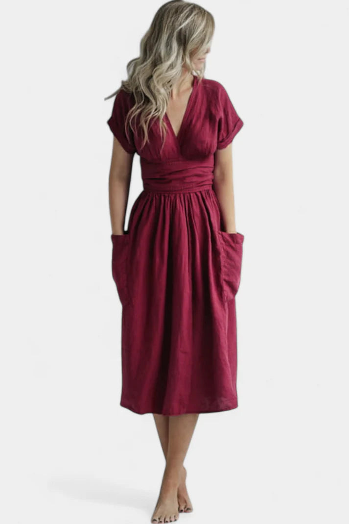 Aurora™ – Elegante vestido casual con escote en V