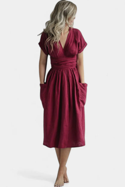 Aurora™ – Elegante vestido casual con escote en V