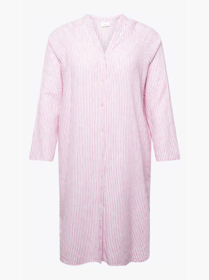 Pilar | Elegante vestido camisero a rayas