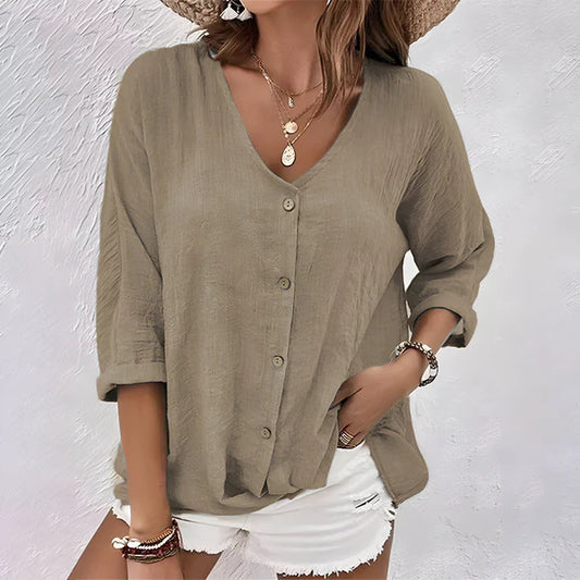 Eva™ | Camiseta de verano con cuello en V