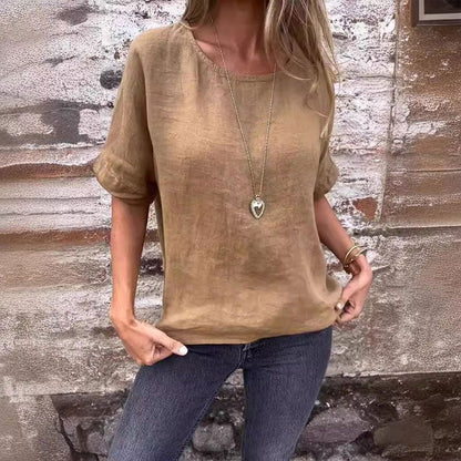 Elia™ | Blusa fresca con estilo natural y relajado