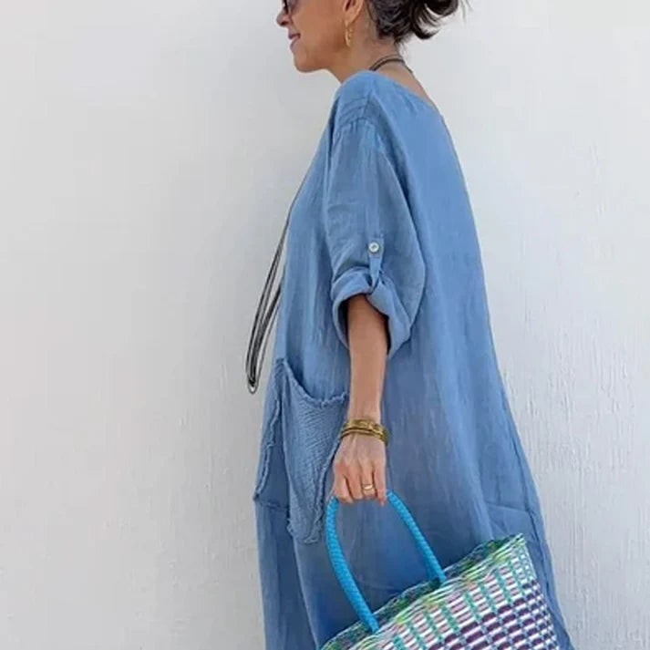 Celia™ Vestido largo de estilo bohemio y relajado