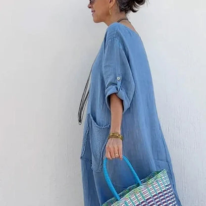 Celia™ Vestido largo de estilo bohemio y relajado