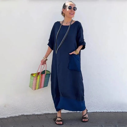 Celia™ Vestido largo de estilo bohemio y relajado