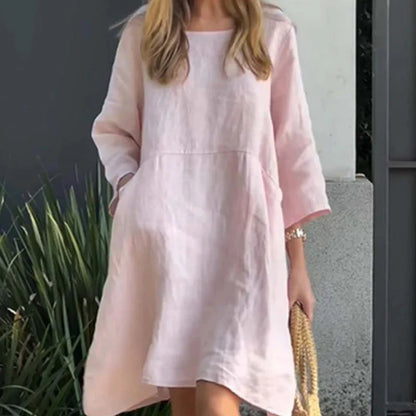 Celeste™ Vestido amplio con bolsillos