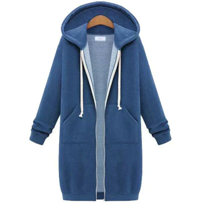 Olivia - Sudadera larga con capucha