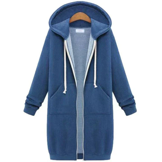 Olivia - Sudadera larga con capucha