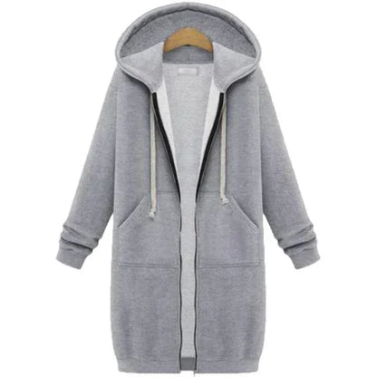 Olivia - Sudadera larga con capucha