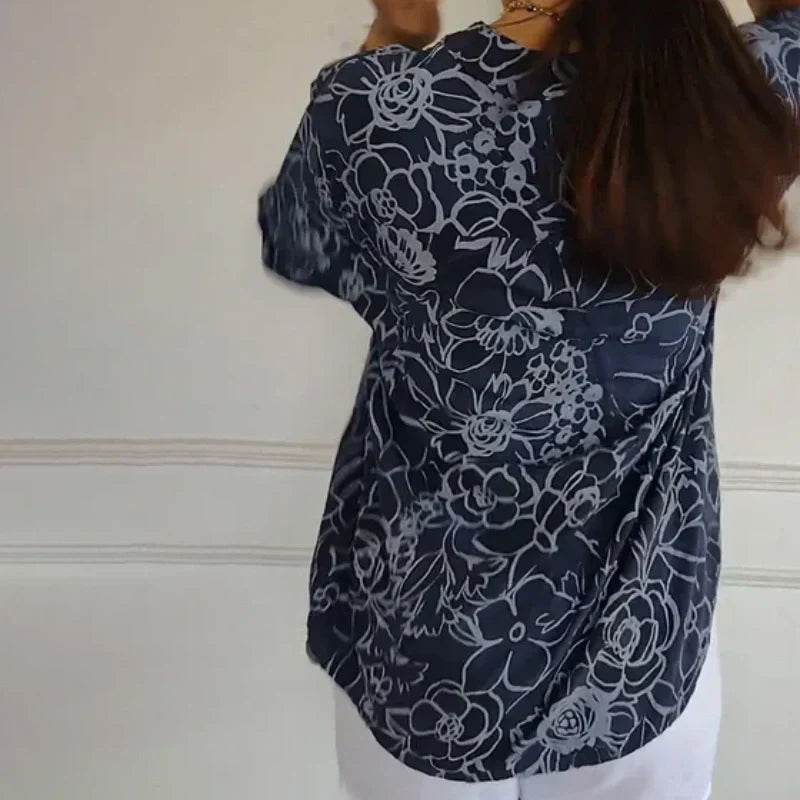 Leti - Blusa con estampado floral