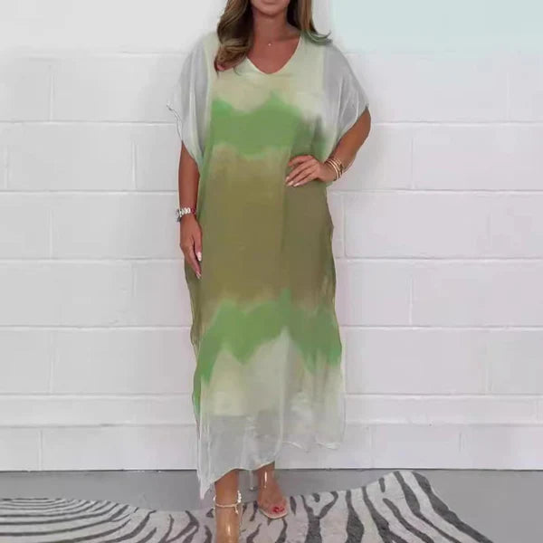 Daniela™ | Vestido largo con efecto degradado elegante