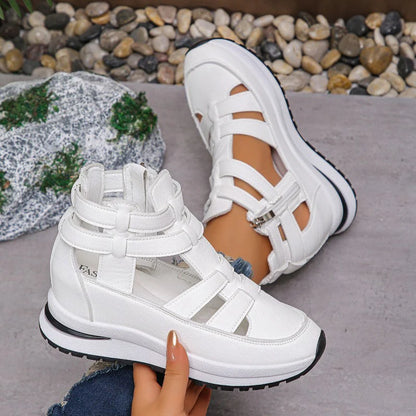 Siena™ | Sandalias con cremallera lateral con diseño moderno y soporte cómodo