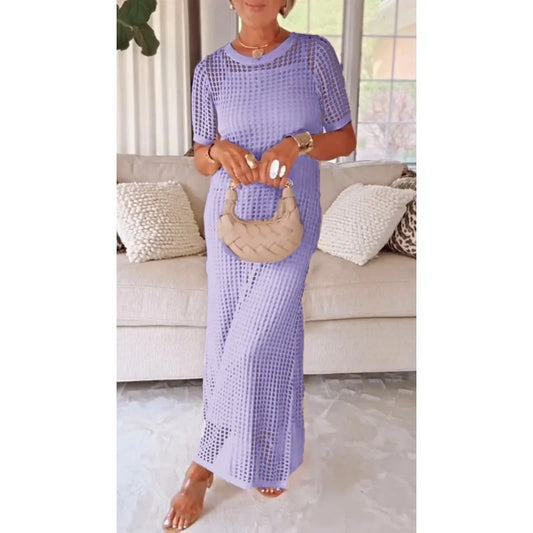 Salma™ | Conjunto calado de dos piezas para verano