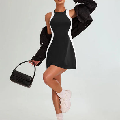 Lidia™ | Vestido deportivo con short integrado y silueta estilizada