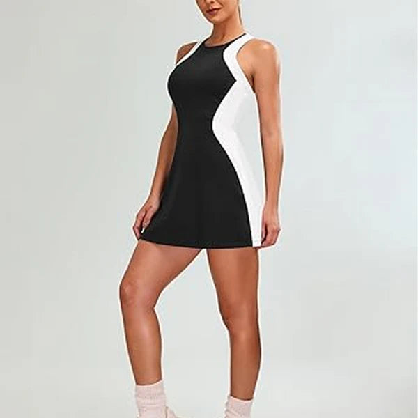 Lidia™ | Vestido deportivo con short integrado y silueta estilizada